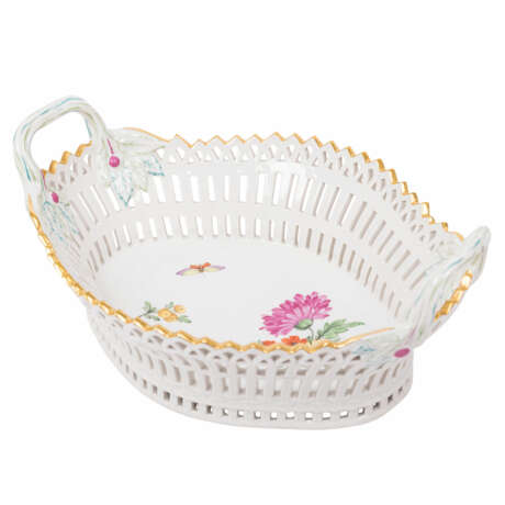 KPM 'English fruit and pastry basket', 20th c. - Foto 1