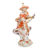 MEISSEN large figure "Malabar with lute", 20th c. - photo 1