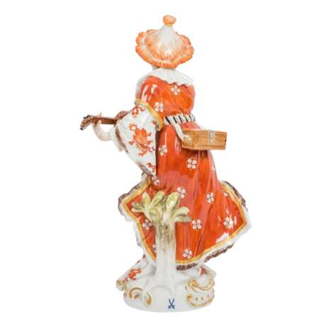 MEISSEN large figure "Malabar with lute", 20th c. - photo 3