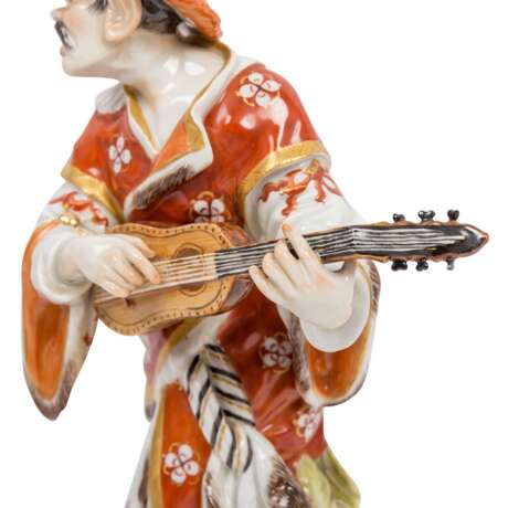 MEISSEN large figure "Malabar with lute", 20th c. - Foto 6
