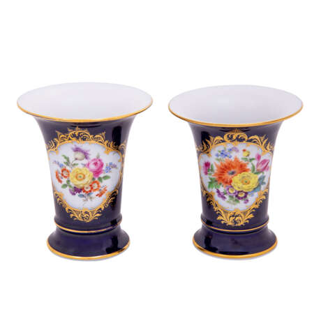 MEISSEN 3 crater vases, 1st choice, 1920s/30s. - фото 7