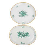 MEISSEN 46 coffee, tea and mocha service pieces 'flower bouquet copper green', 1st choice, 20th c. - photo 2