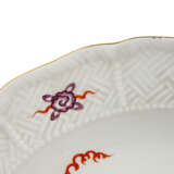 MEISSEN large wall plate 'Ming dragon purple', 2nd choice, 20th c. - фото 3