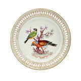 MEISSEN plate 'Birds', 1st choice, 1817-1824. - Foto 1