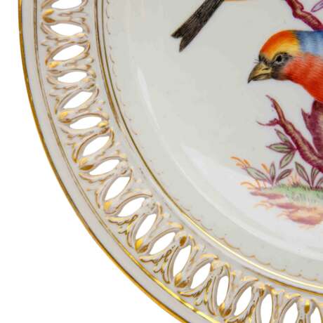MEISSEN plate 'Birds', 1st choice, 1817-1824. - Foto 2