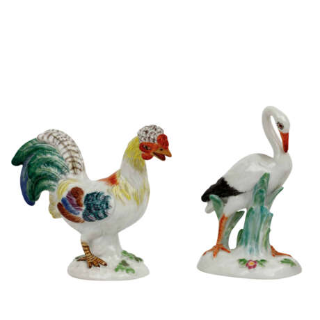 MEISSEN 7-piece set of miniature bird figurines, 20th c. - фото 3