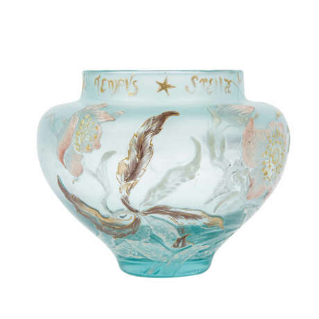 ÉMILE GALLÉ, Art Nouveau glass vase Tempus Stellae, - photo 1