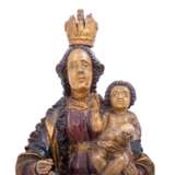BILDSCHNITZER 15th/16th century, southern German/Alpine region, Gothic "Madonna with Child", - Foto 7