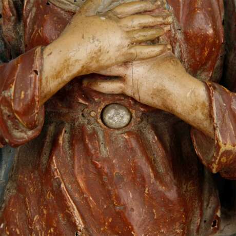 BAROQUE SCULPTURE of the 18th century, Maria Immaculata, - photo 3