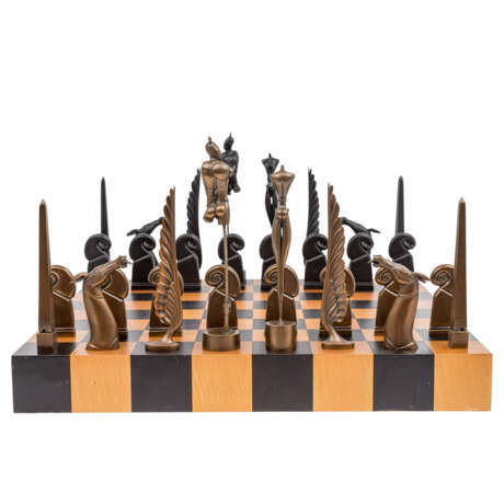 WUNDERLICH, PAUL (1927-2010), Chess set with board and casket, - Foto 5