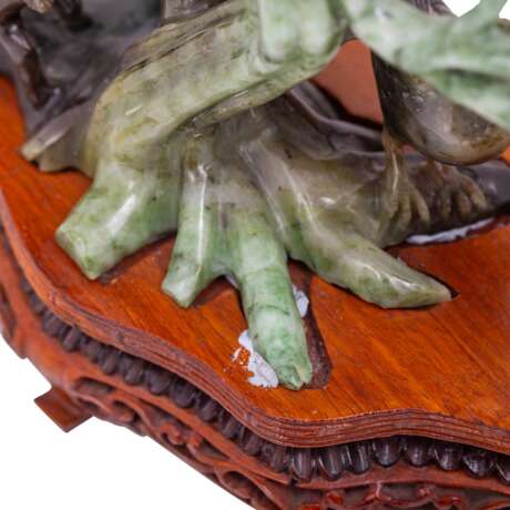Carving from jadeite. CHINA, Republic period. - фото 9