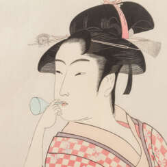 JAPAN Portrait of a young woman, 20th c.