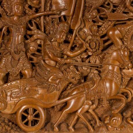 Picture carving panel. INDONESIA, 1980/90. - photo 2