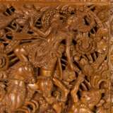 Picture carving panel. INDONESIA, 1980/90. - Foto 3