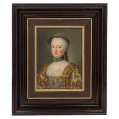 Painter and copyist 19th century, AFTER ÉTIENNE LIOTARD, JEAN "Portrait of Maria Theresa",