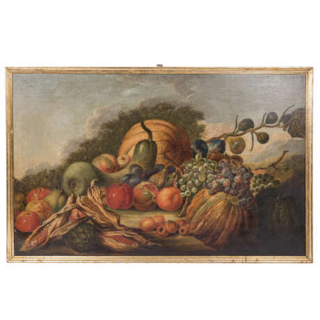 PAINTER/IN 17th/18th c., successor of B. E. Murillo, "Harvest still life", - photo 1