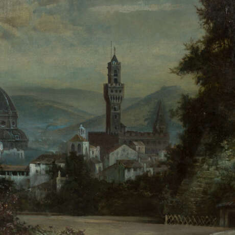 PREYER, ERNEST JULIUS (1842-1917), "Florence by Night," 1889, - photo 5