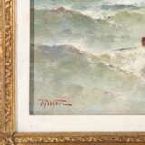 WEBER, THEODOR ALEXANDER (1838-1907), "Stormy Sea", - Foto 3