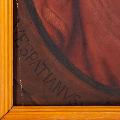 PAINTER 17th/18th c., probably Antwerp, pair of antique portraits "Vespasianus X" & "Titus XI", - Foto 11