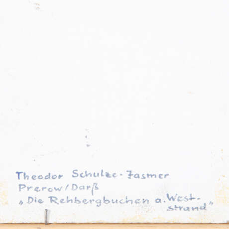 SCHULTZE-JASMER, THEODOR (1888-1975), "Prerow/Darß." - photo 7