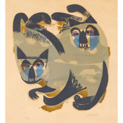 GRIESHABER, HAP (Helmut Andreas Paul, 1909-1981), "Siamese Cats",