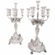 WILKENS Pair of candelabra, each 7 flames, 800, around 1900 - Archives des enchères
