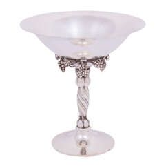 GEORG JENSEN Top bowl 'Grape', 925 silver, 20th c.