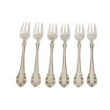 GEORG JENSEN 6 cake forks 'Lily of the Valley', 925 silver, 20th c. - Foto 4