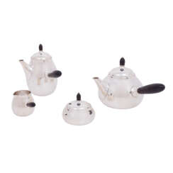 GEORG JENSEN 4-piece coffee and tea service '80 A and 80 B', 925 silver, 20th c.