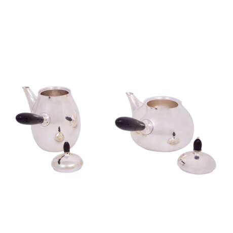 GEORG JENSEN 4-piece coffee and tea service '80 A and 80 B', 925 silver, 20th c. - фото 3