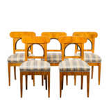 SEQUENCE OF 5 BIEDERMEIER SHOVEL CHAIRS - Foto 1