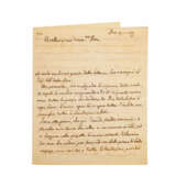 CASANOVA - Extremely rare letter of the famous adventurer. - photo 1