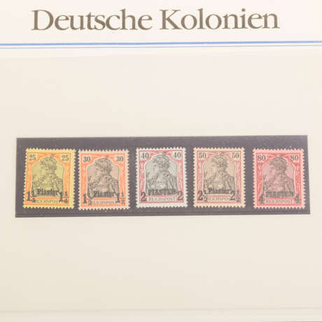 German Post in Turkey 1902/04 **; Michel value: 3.750,-. - фото 1