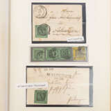 Old Germany Baden to Württemberg 1850-1870 **/O/* and covers - фото 4