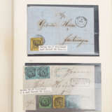 Old Germany Baden to Württemberg 1850-1870 **/O/* and covers - фото 5