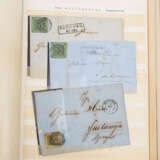 Old Germany Baden to Württemberg 1850-1870 **/O/* and covers - фото 19