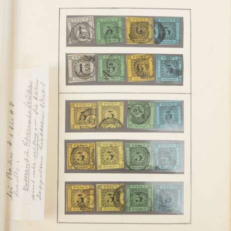 Old Germany Baden to Württemberg 1850-1870 **/O/* and covers - Foto 62