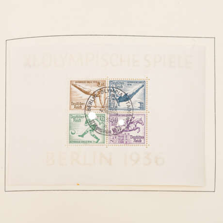 Germany ex 1851-1945, in condition */**/O, in Schaubek screw post binder, - photo 25