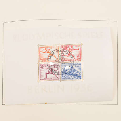 Germany ex 1851-1945, in condition */**/O, in Schaubek screw post binder, - Foto 26