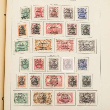Germany ex 1851-1945, in condition */**/O, in Schaubek screw post binder, - Foto 29