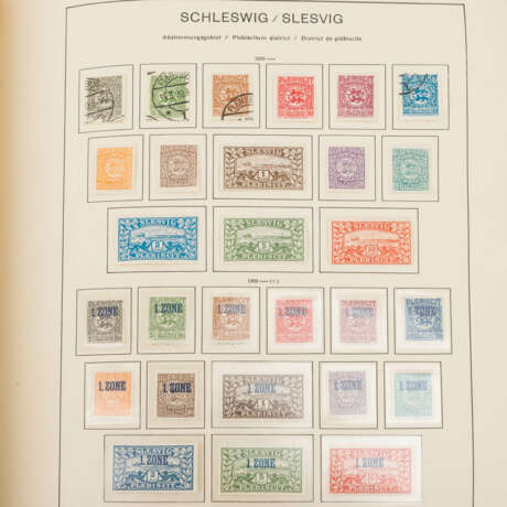 Germany ex 1851-1945, in condition */**/O, in Schaubek screw post binder, - Foto 41
