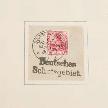 Germany ex 1851-1945, in condition */**/O, in Schaubek screw post binder, - Foto 75
