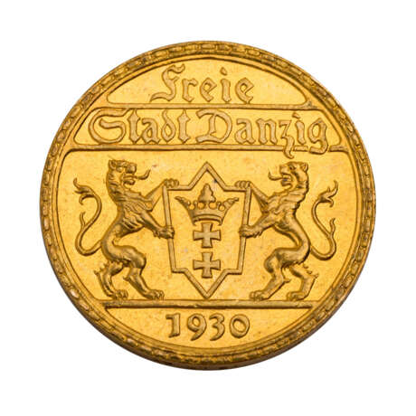 Free City of Gdansk /GOLD - 25 florins 1930 - photo 2
