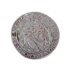 Diocese of Strasburg - 1/2 thaler 1575, Bishop Johann IV of Manderscheid-Blankenheim,