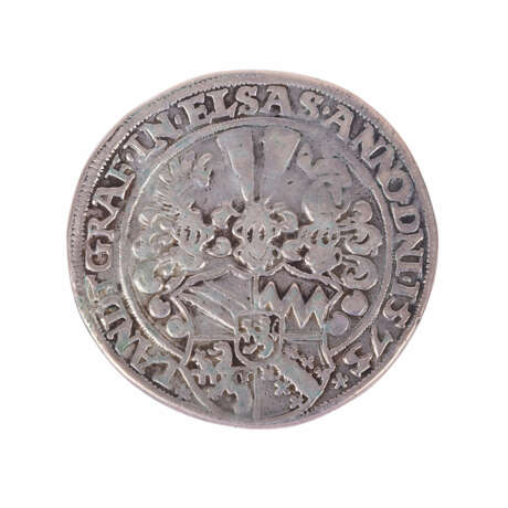 Diocese of Strasburg - 1/2 thaler 1575, Bishop Johann IV of Manderscheid-Blankenheim, - Foto 2