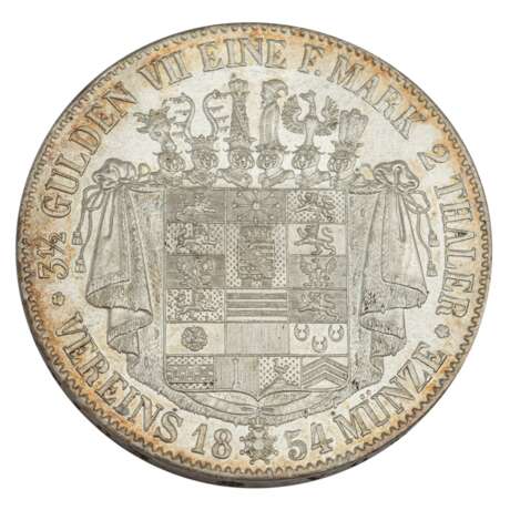 Saxe-Meiningen - Double Thaler 1854, - фото 2