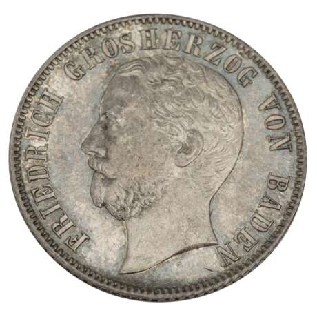 Baden-Durlach - 1/2 florin 1867, - photo 1