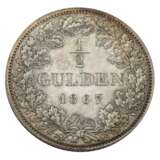 Baden-Durlach - 1/2 florin 1867, - photo 2