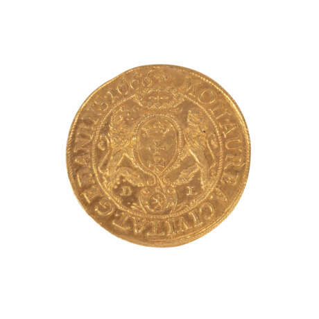 Poland-Gdansk - gold ducat 1666, John II. Casimir, - photo 2