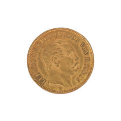 Hesse/GOLD - Rare! 5 Mark 1877 H